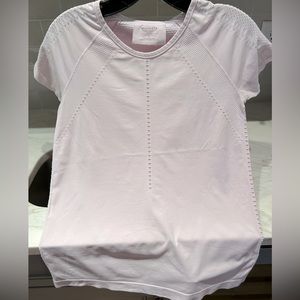 Athleta short sleeve top. Pink, size small